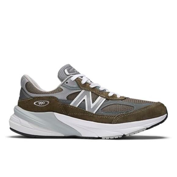NWT New Balance 990v6 Made in USA Sneaker – Olive/Grey – 9/10.5 XW